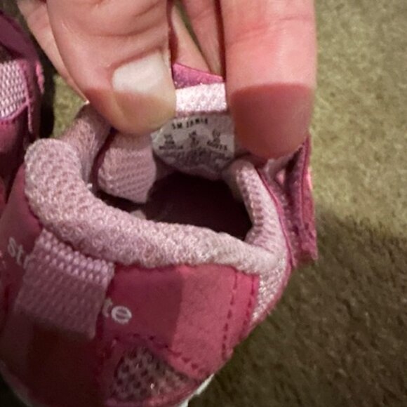 Stride Rite Pink Baby Walker Shoes - Picture 3 of 3